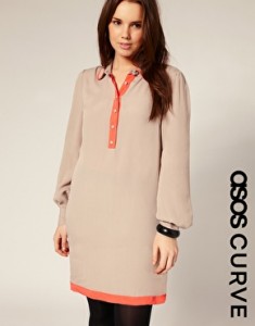 Simple Shirt Dress from ASOS Curve