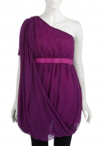 Gorgeous Grecian Drape top from Evans.