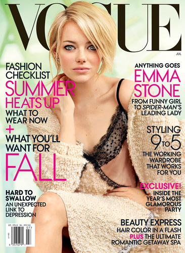Little Girl Lost Emma Stone for Vogue