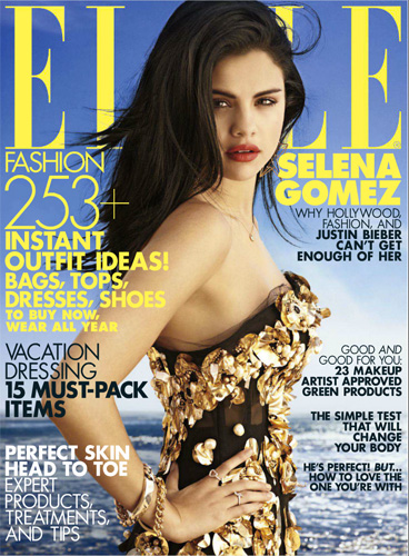 Vampire Selena Gomez for Elle