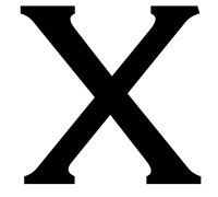 200px-RomanX-01.svg