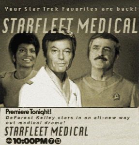 Starfleet Medical was on the air from 1980 to 1983. It had some nice sets and props. 