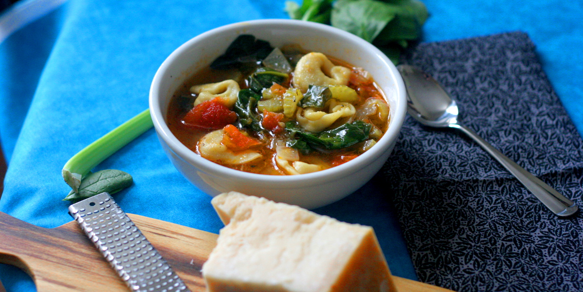 Recipe Sunday: Spinach Tortellini Soup | Crasstalk